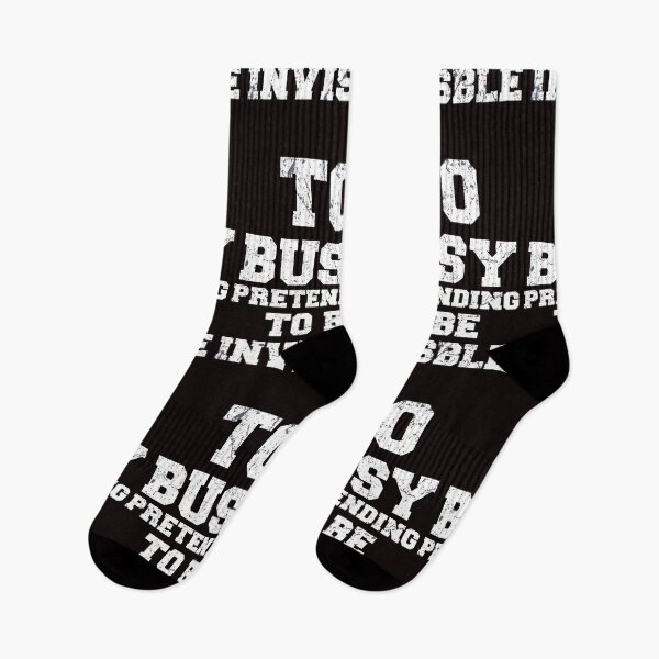 Item preview, funny t-shirt - too busy pretending to be invisible  designed and sold by vallertine.