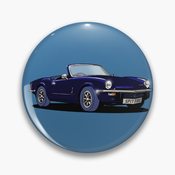 Item preview, Triumph Spitfire Mk. IV in blue designed and sold by Webazoot Industries - Car Art.