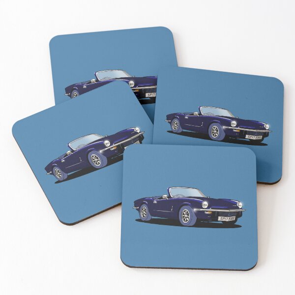 Item preview, Triumph Spitfire Mk. IV in blue designed and sold by Webazoot Industries - Car Art.
