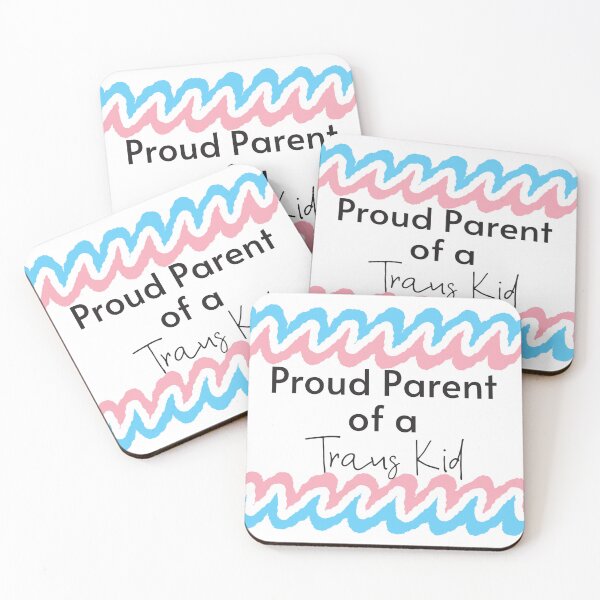 Item preview, Proud Parent of a Trans Kid on Transparent Background designed and sold by Kari Nichols.