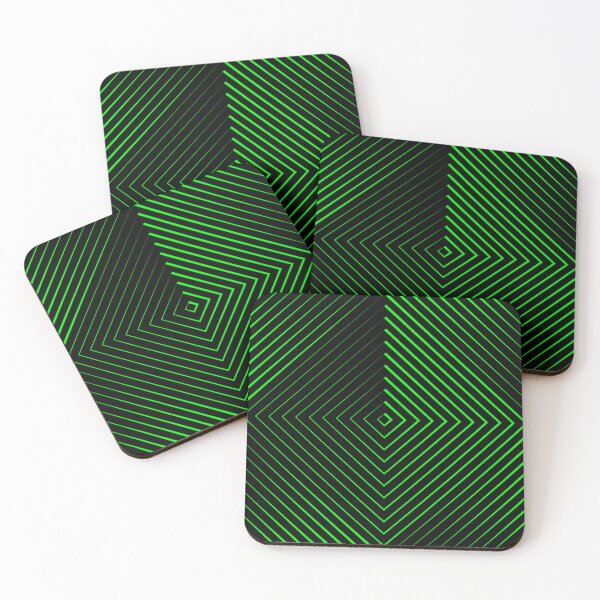 Item preview, Neon Green, Optical Illusion, Color Gradient, Optical Art - B07 designed and sold by AlfabetDesign.