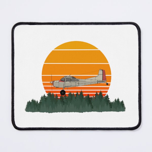 Artikelvorschau, Cessna 185 Skywagon Vintage Sonnenuntergang entworfen und verkauft von RampRatGear.