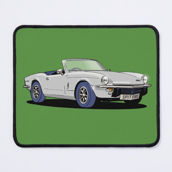 Item preview, Triumph Spitfire in white designed and sold by Webazoot Industries - Car Art.