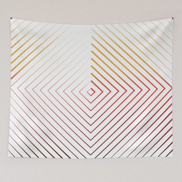 Aperçu de l'œuvre Illusion d'optique, Dégradé de couleur, Art optique - W06 créée et vendue par AlfabetDesign.