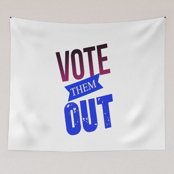 Item preview, Vote Them Out designed and sold by DailyScrumNews.