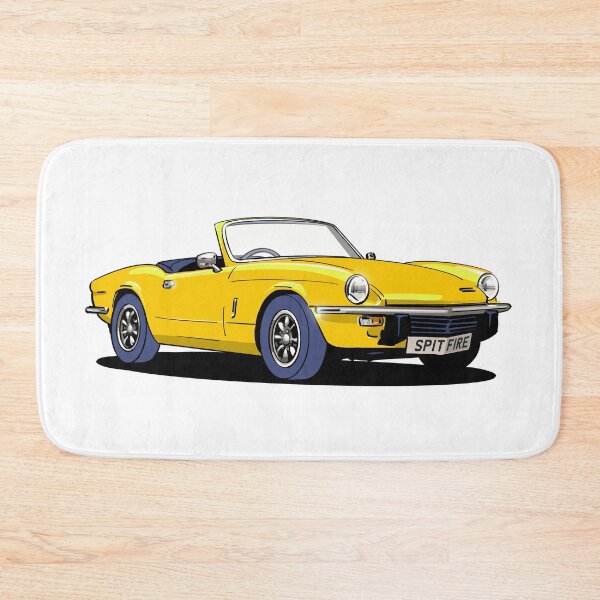 Item preview, Triumph Spitfire Mk. IV in yellow designed and sold by Webazoot Industries - Car Art.