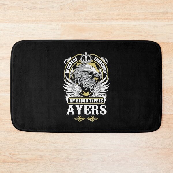 Item preview, Ayers Name T Shirt - In Case Of Emergency My Blood Type Is Ayers Gift Item Tee designed and sold by gabridunc4.
