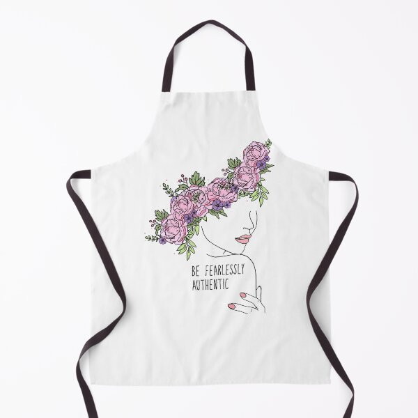 Item preview, Silhouette Of A Girl With An Inspirational Quote "Be Fearlessly Authentic" designed and sold by TeesFashion.