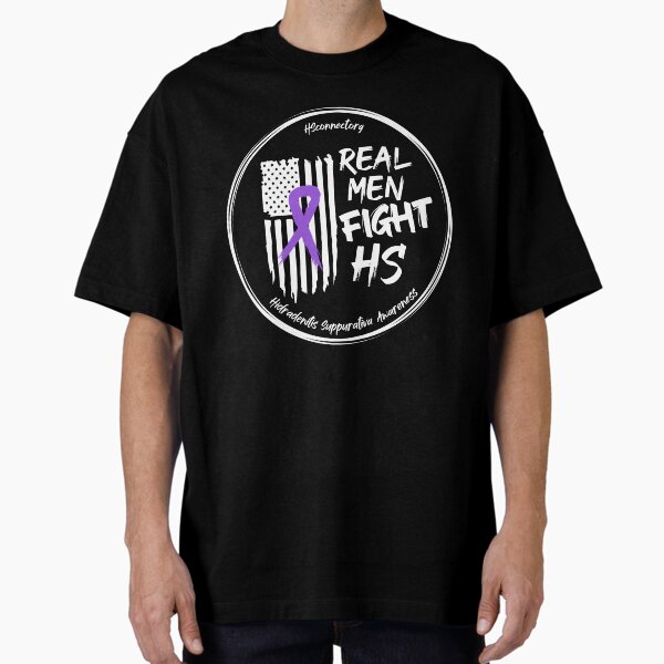 Real Men Fight HS Oversized T-Shirt