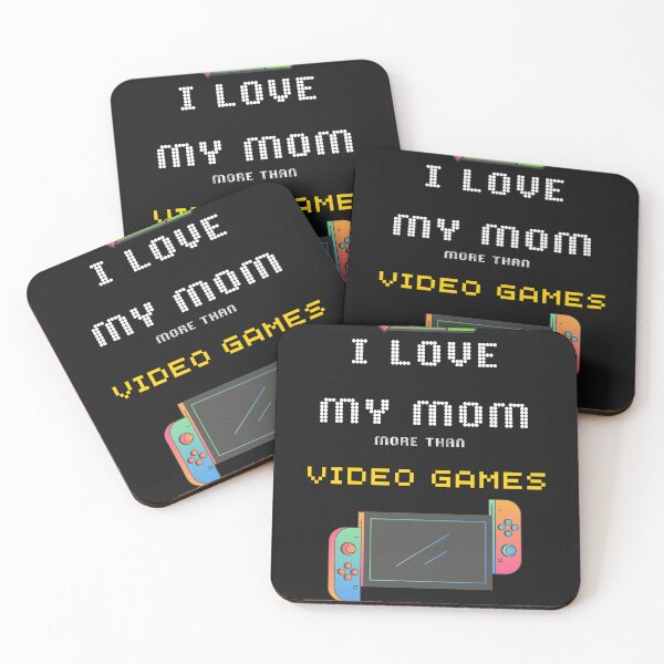 Item preview, I love my mom more than video games designed and sold by Bap-tiste.