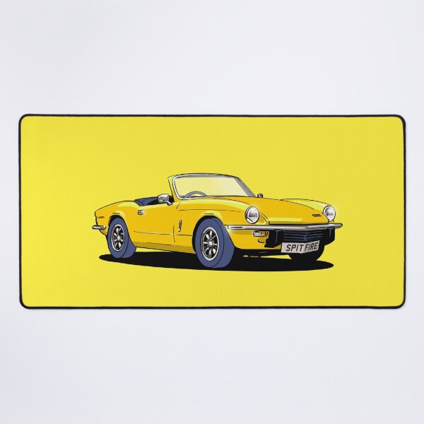Item preview, Triumph Spitfire Mk. IV in yellow designed and sold by Webazoot Industries - Car Art.