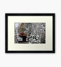 Christmas Bridge Framed Print
