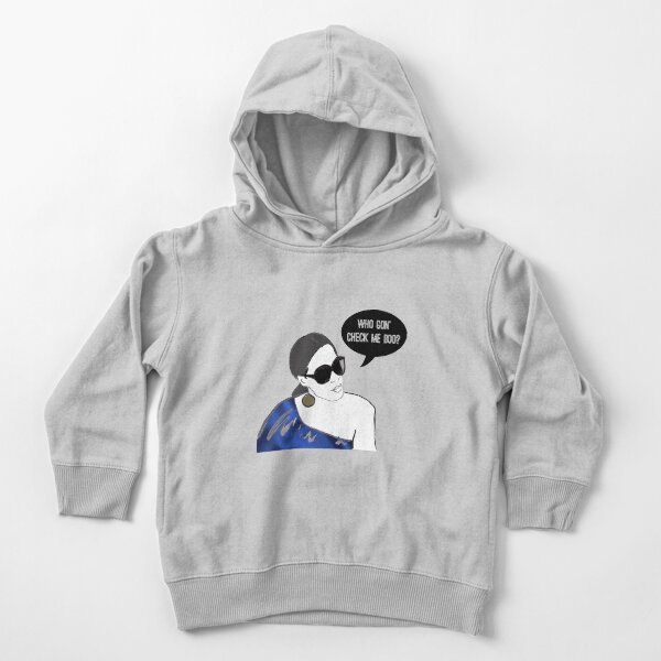 Who gon' check me boo? Toddler Pullover Hoodie