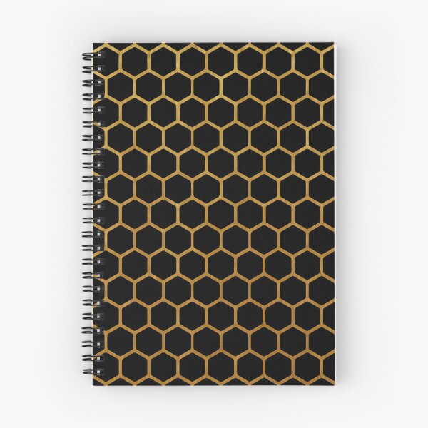 Item preview, Hexagon Pattern Black and Gold designed and sold by Yellow-Eyes.