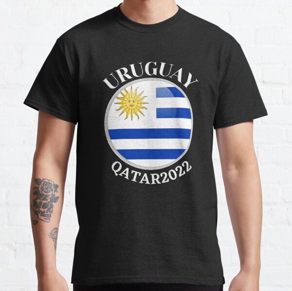 URUGUAY QATAR-URUGUAY QATAR 2022-URUGUAY COUPE DU MONDE 2022 T-shirt classique