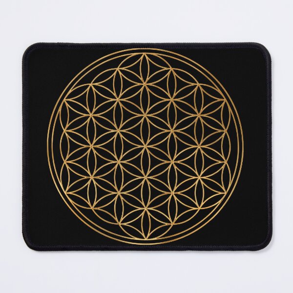 Item preview, Flower Of Life, as if polished golden jewelry with beautiful detail designed and sold by TJ Devadatta Best.