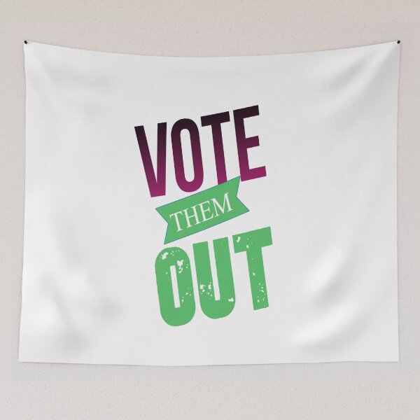 Item preview, Vote Them Out designed and sold by DailyScrumNews.