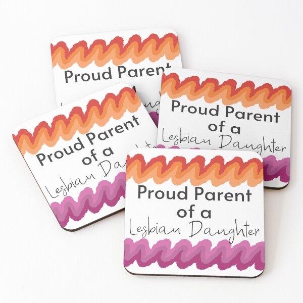 Item preview, Proud Parent of a Lesbian Daughter on White Background designed and sold by Kari Nichols.