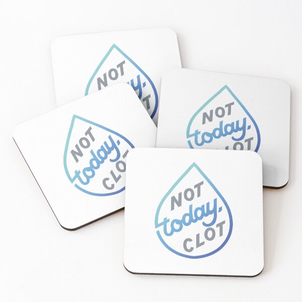 Item preview, Not Today, Clot (Blue) designed and sold by polliadesign.