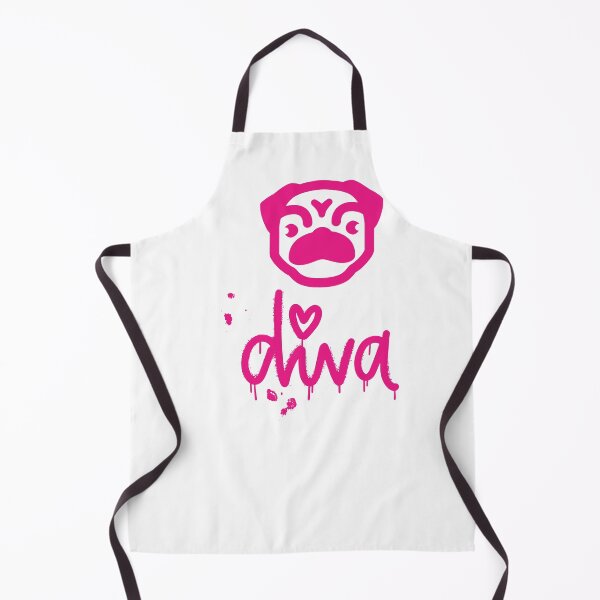 Item preview, Pug diva design. Pug divas who love their dogs. Pug glamour. designed and sold by Doggymadness.