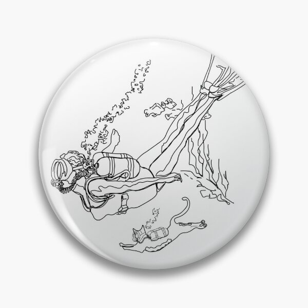 Item preview, Scuba Cat in Search of Atlantis designed and sold by Botanical Cat.