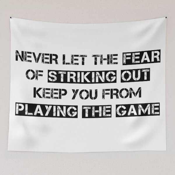 Item preview, never let the fear of striking out keep you from playing the game designed and sold by YJHDesign.
