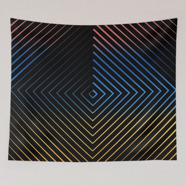 Aperçu de l'œuvre Illusion d'optique, Dégradé de couleur, Art optique - B04 créée et vendue par AlfabetDesign.
