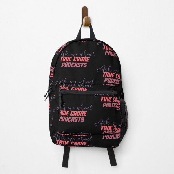 Item preview, Ask Me About True Crime Podcasts - Colorful Text designed and sold by TheMajesticGoat.