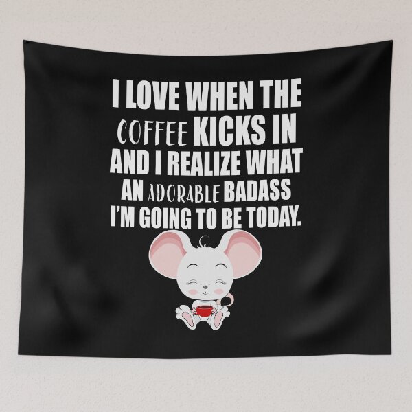 Item preview, I love when the coffee kicks in designed and sold by CarrieTDesigns.
