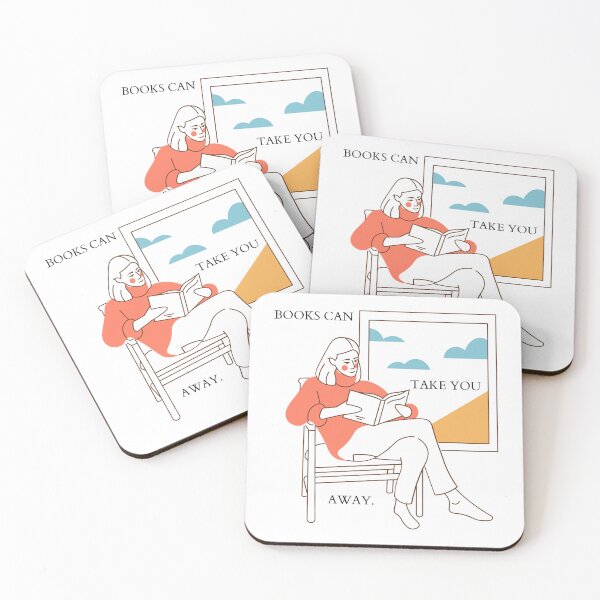 Item preview, Books can take you away. designed and sold by Brenna-Harlow.