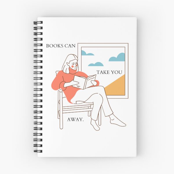 Item preview, Books can take you away. designed and sold by Brenna-Harlow.