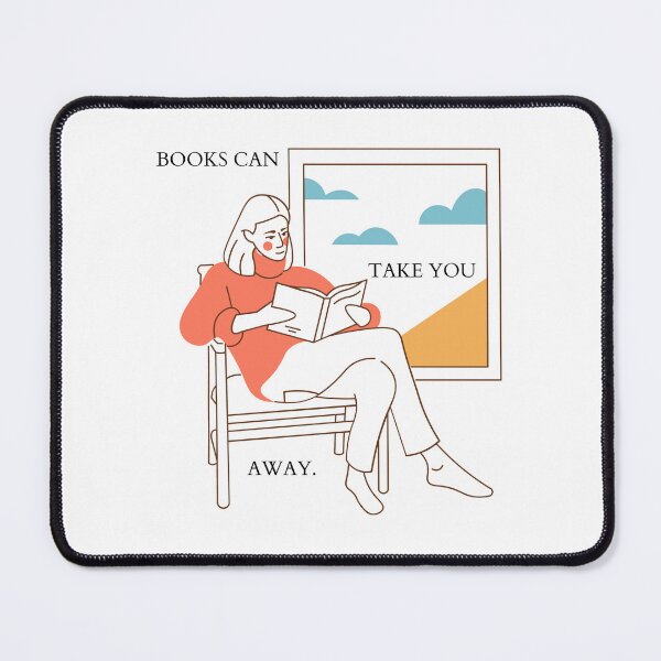 Item preview, Books can take you away. designed and sold by Brenna-Harlow.