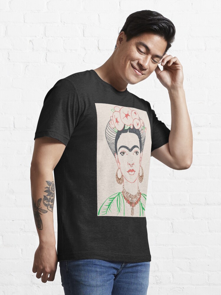 Camiseta esencial for Sale con la obra FRIDA KAHLO m scara de