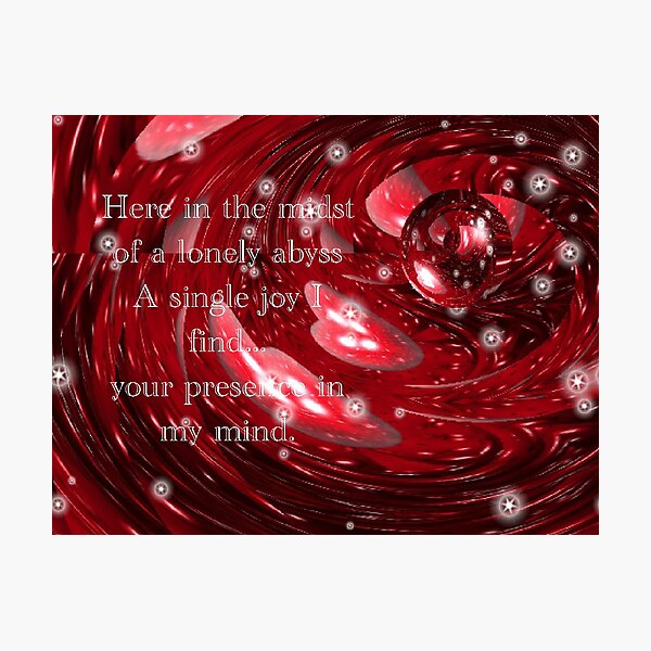 Lonely Abyss Photographic Print