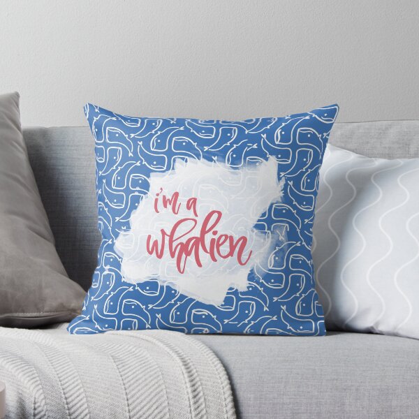Whalien 52 Throw Pillow