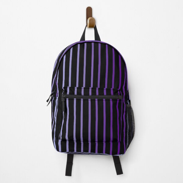 Item preview, Multicolored Abstract Pattern Purple Gradient With A Black Background Vertical Striped designed and sold by HopefulFlower.