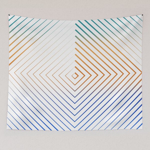 Aperçu de l'œuvre Illusion d'optique, Dégradé de couleur, Art optique - W02 créée et vendue par AlfabetDesign.