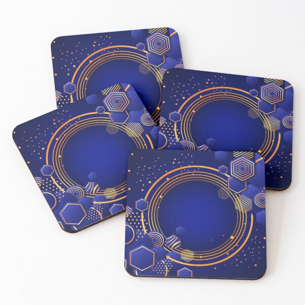 Item preview,   Modern art on a deep blue background. designed and sold by VervainTrendy.