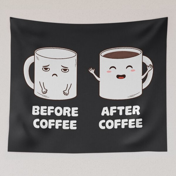 Item preview, Before And After Coffee designed and sold by ttttee.