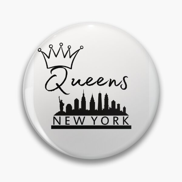 Item preview, QUEENS NEW YORK WITH NYC SKYLINE WITH CROWN DESIGN designed and sold by DoloresAlaire.