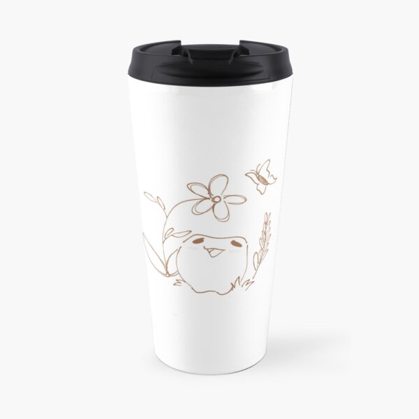 Frog on scenery Travel Mug