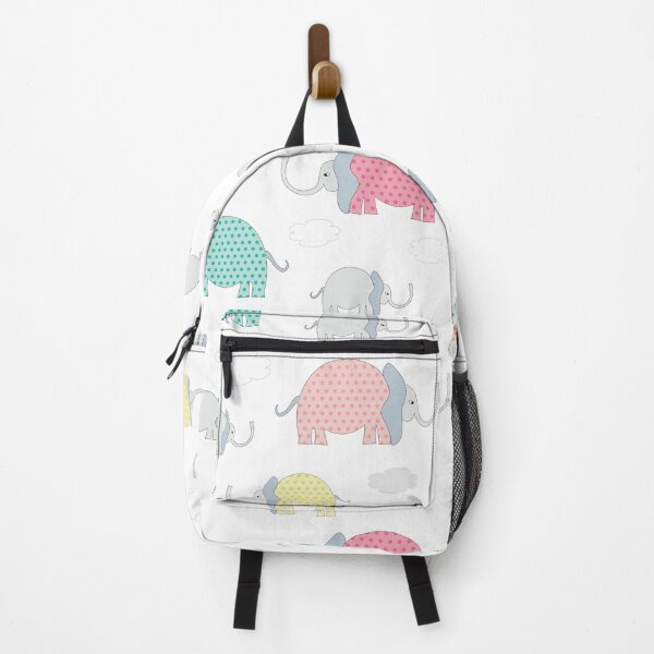 Item preview, Polka dots Elephants pastel colors designed and sold by DannysReRemodel.