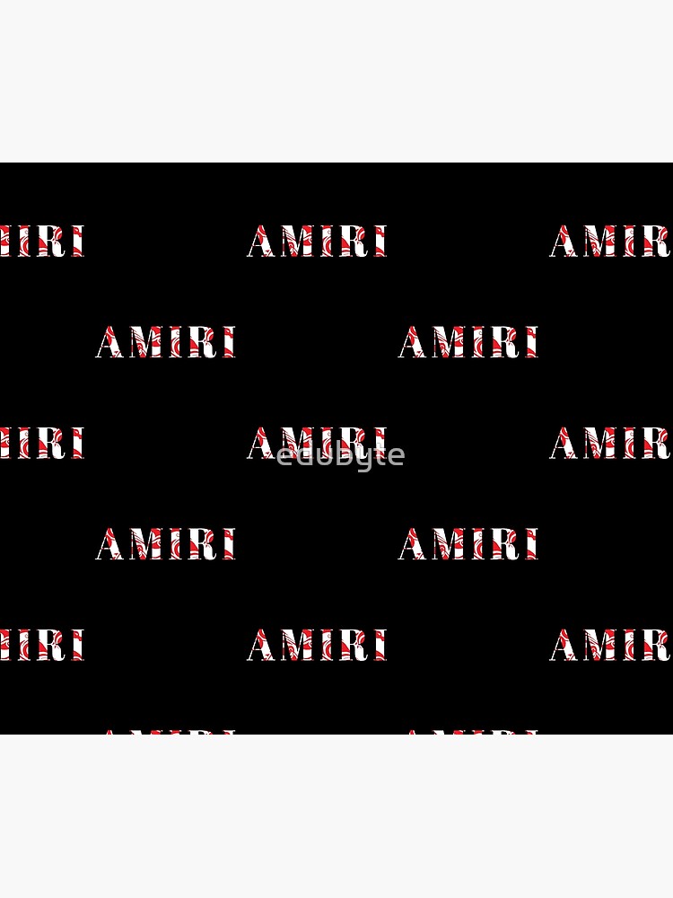 Red AMIRI Skull Funny Essential T-Shirt for Sale by edubyte