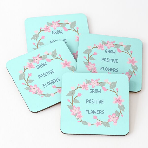 Item preview, Grow Positive Wildflowers / Cute Wildflower Flower Art for Flower Lovers designed and sold by haRexia.