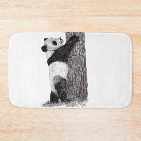 Item preview, Young panda standing under a tree designed and sold by SylvieG18.