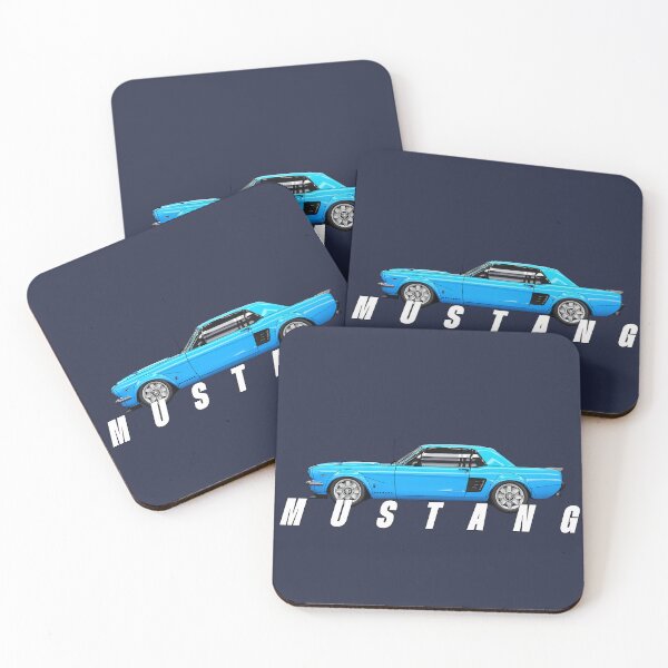 Item preview, Muscle Car Mustang, Mustang gt light blue designed and sold by CRWorks Shop.