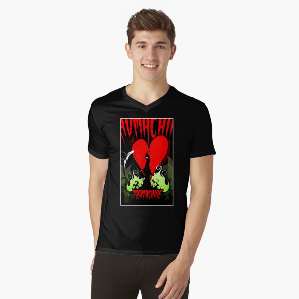 Item preview, V-Neck T-Shirt designed and sold by sadmachine.