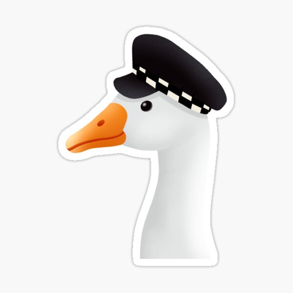 "Geese Police" Sticker for Sale by eyeebrows Redbubble