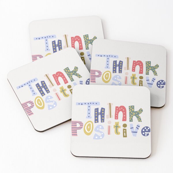 Item preview, Think Positive Motivational Quote designed and sold by greenoriginals.