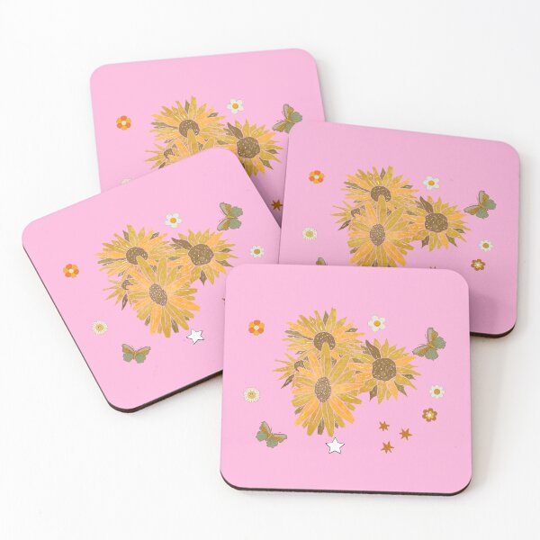 Item preview, Grow Positive Wildflowers / Cute Sunflowers, Flower Art for Flower Lovers designed and sold by haRexia.